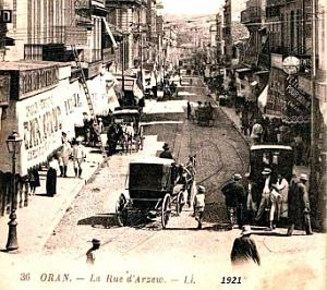 Oran - Rue d'Arzew - 1921